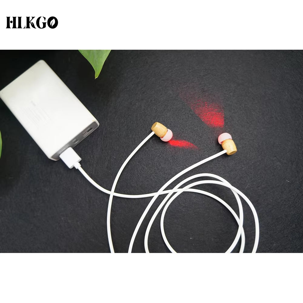 Red Light Earplug 650Nm Red Light Wavelength Ear Care