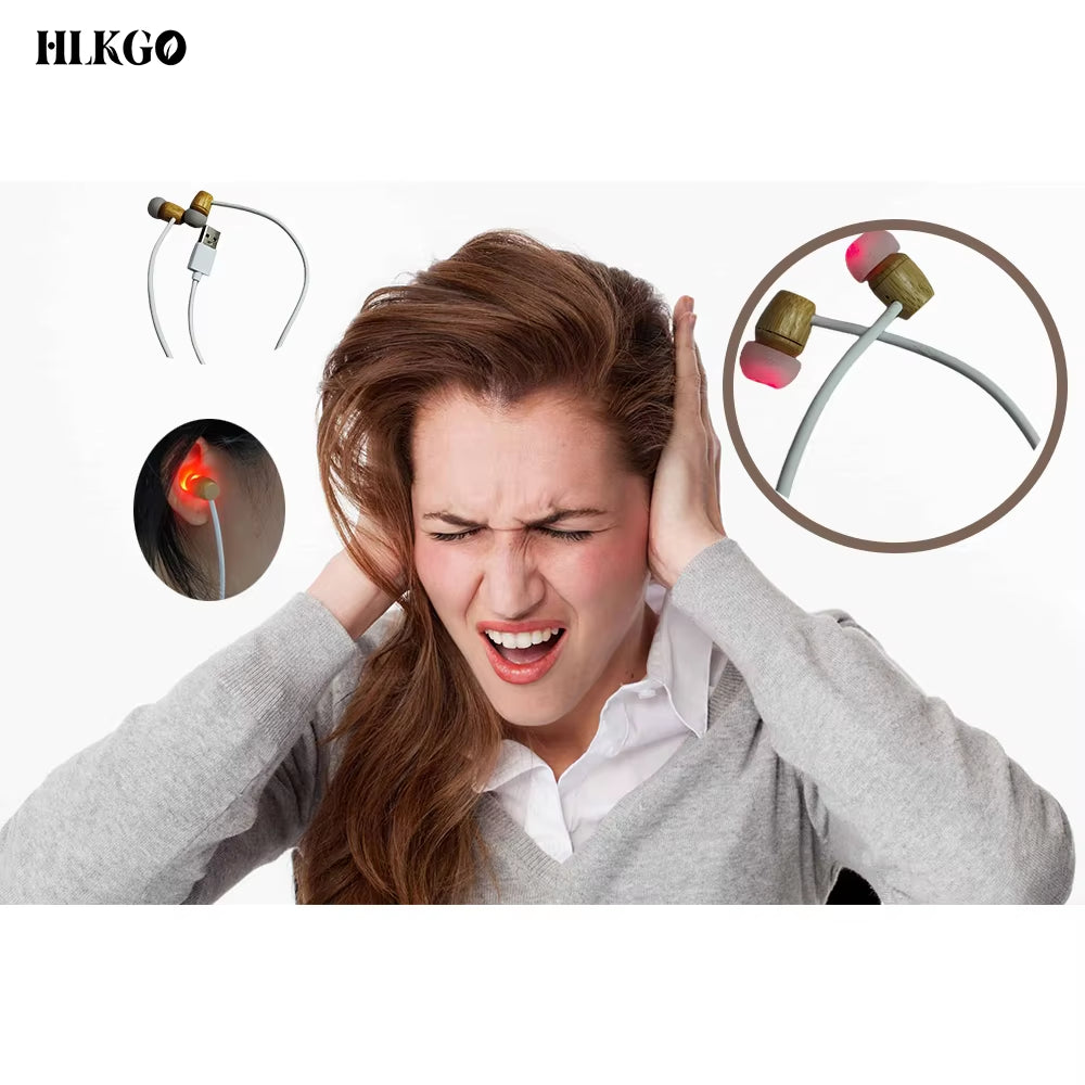 Red Light Earplug 650Nm Red Light Wavelength Ear Care