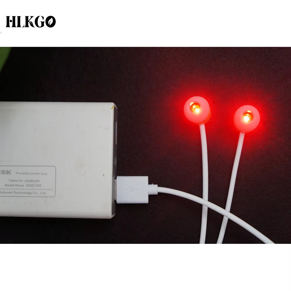 Red Light Earplug 650Nm Red Light Wavelength Ear Care